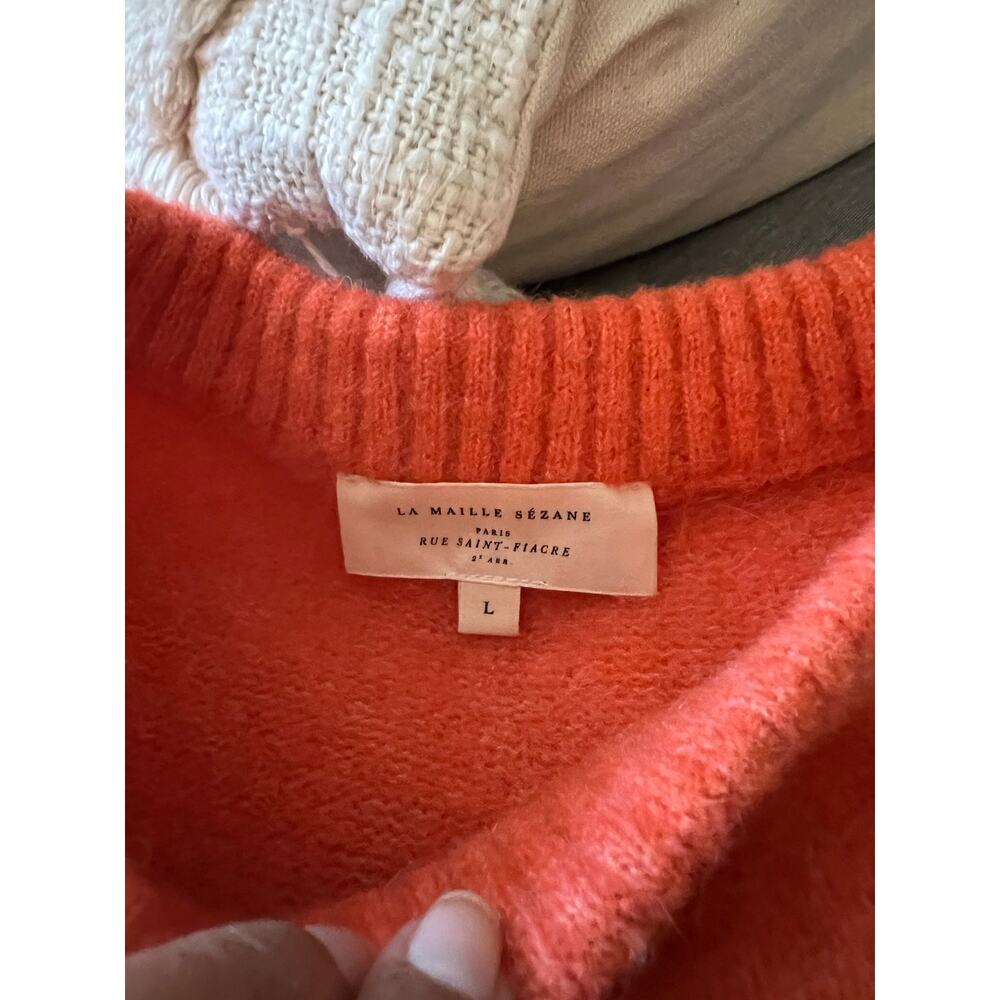 La Maille Sezane Amiel Jumper in Vine Peach Size L✨ - Picture 10 of 10